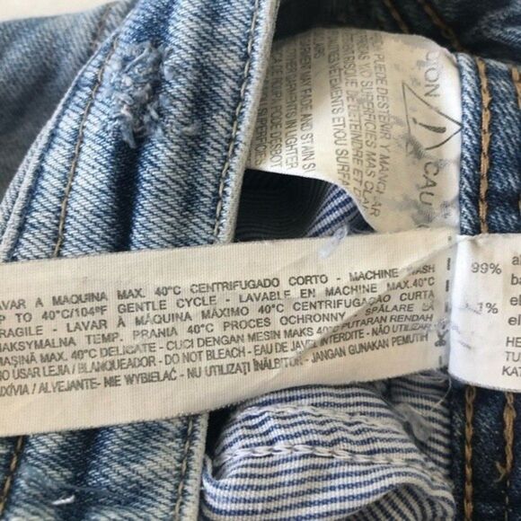 Zara Distressed Jeans Size 00 Some Stretch - Picture 11 of 12